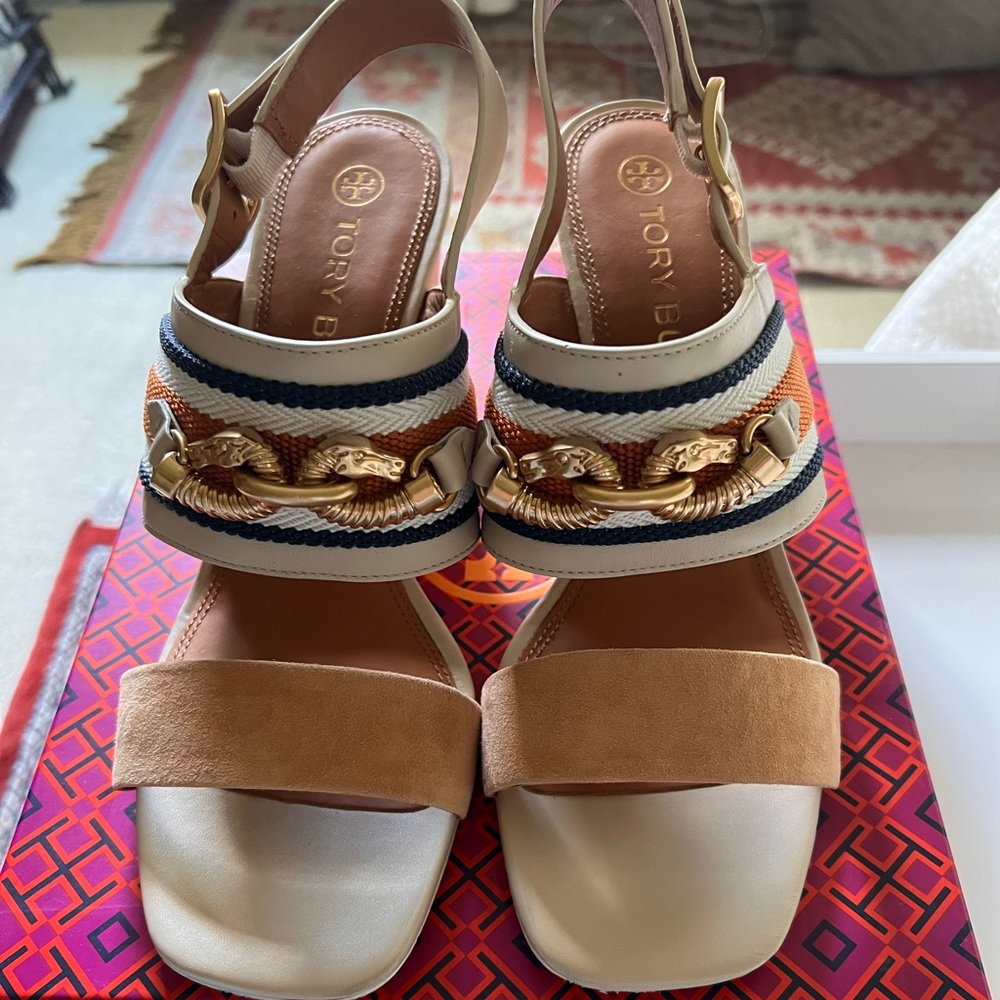 Tory Burch Jessa Block Heel Sandal